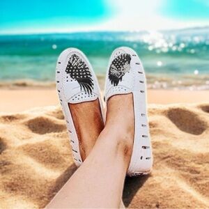 NWT FLOAFERS x HARDY M+C Driver Driving Style Loafer Women’s 10